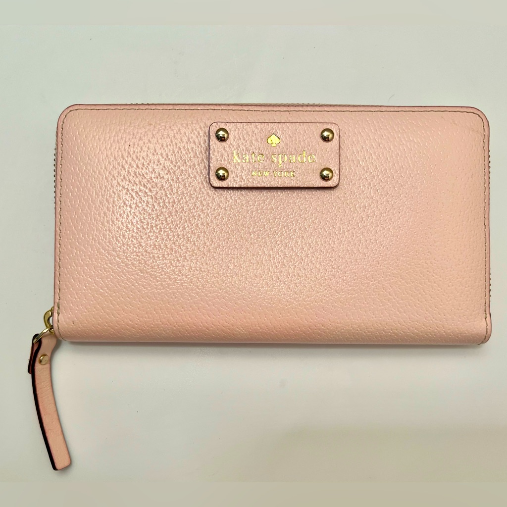 Kate Spade Large Pink Leather Wallet